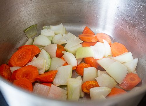 Saute vegetables