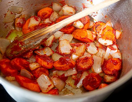 Add tomato paste