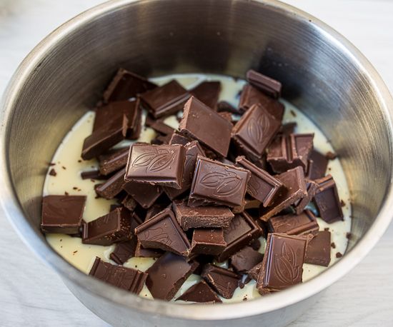 Chocolate and condensed milk