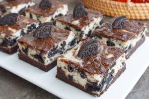 Oreo Cheesecake Brownies
