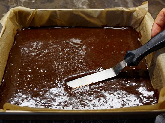 Spread the batter