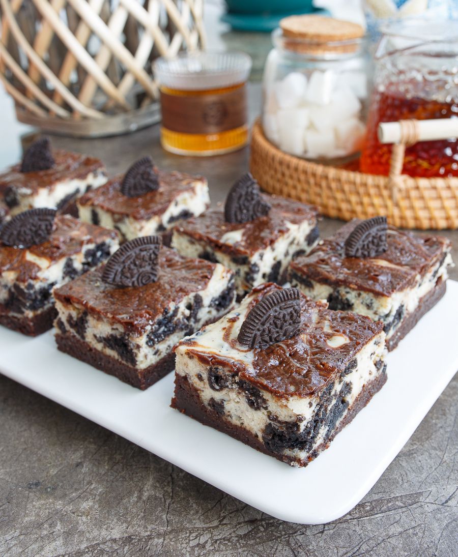 Oreo Cheesecake Brownies