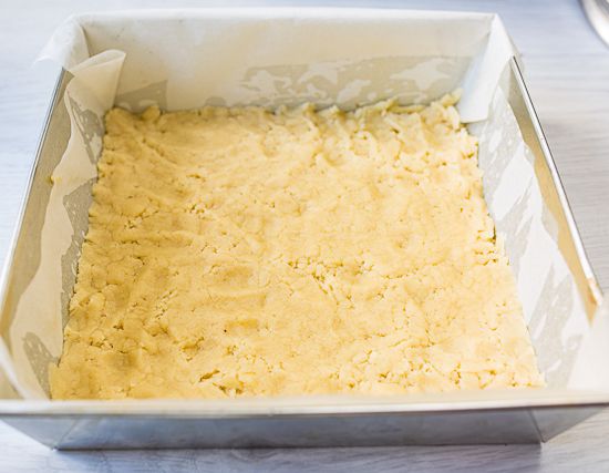 Press the dough