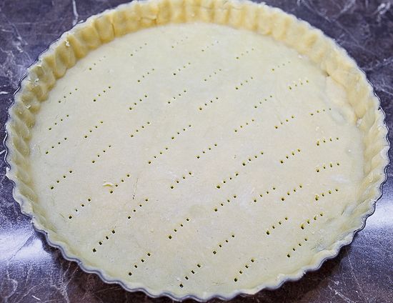 Prick the crust