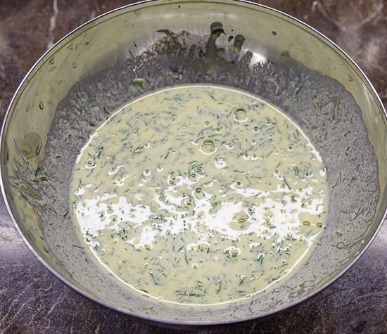 Sour cream filling