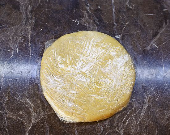 Wrap the dough
