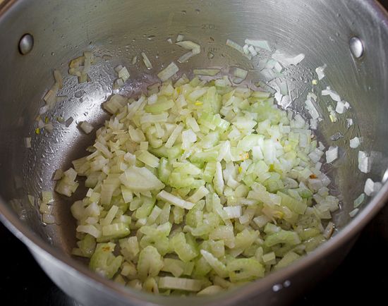 Cook the onion