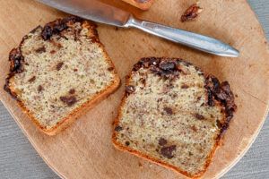 Banana Bread with Nutella Swirl