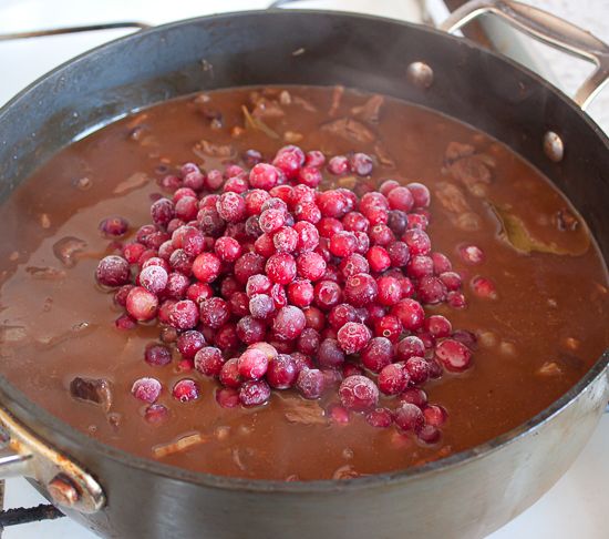 Add cranberries
