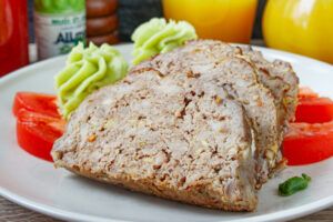Asian-Style Meatloaf with Napa Cabbage and Ginger