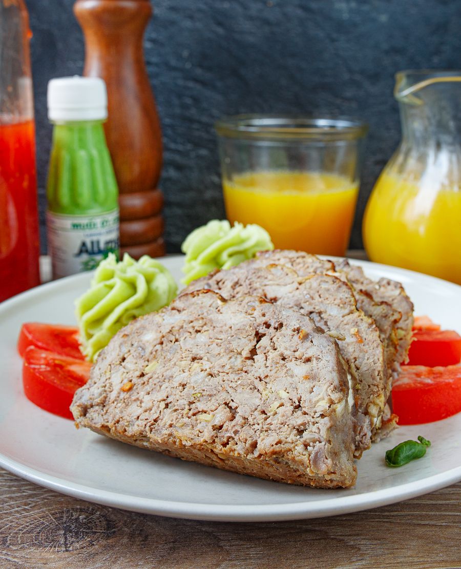 Asian-Style Meatloaf with Napa Cabbage and Ginger