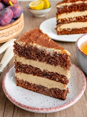 Mocha Chocolate Cake with Coffee Frosting