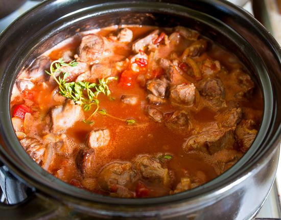 Combine the ingredients in a pot