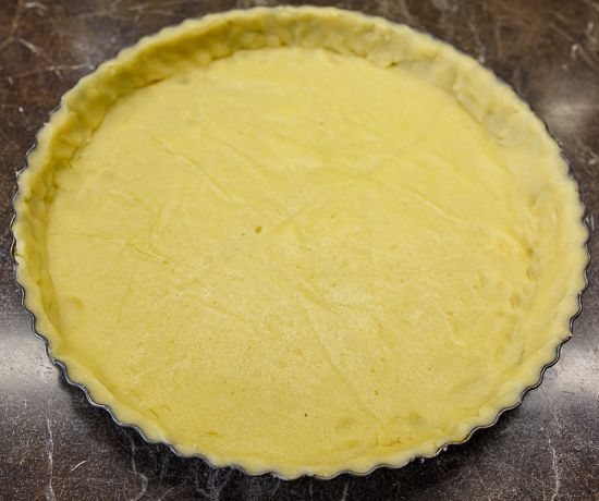 Place the dough into a pan