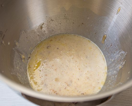 Make banana batter