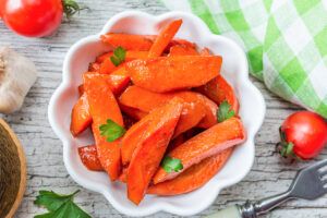 Honey Balsamic Glazed Carrots