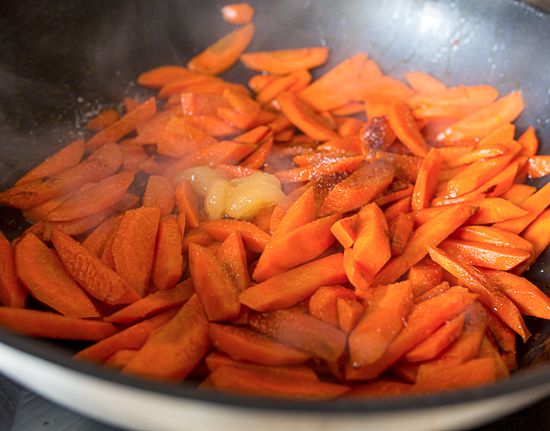 Add honey and vinegar