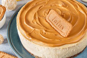 Baked Lotus Biscoff Cheesecake