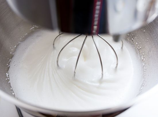 Whisk the egg whites