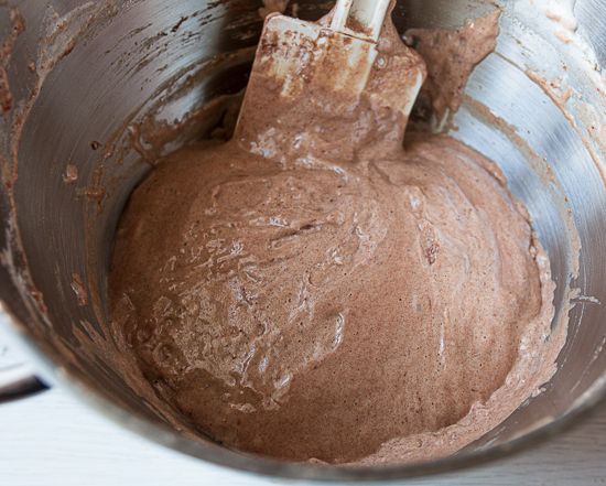 Chocolate sponge batter