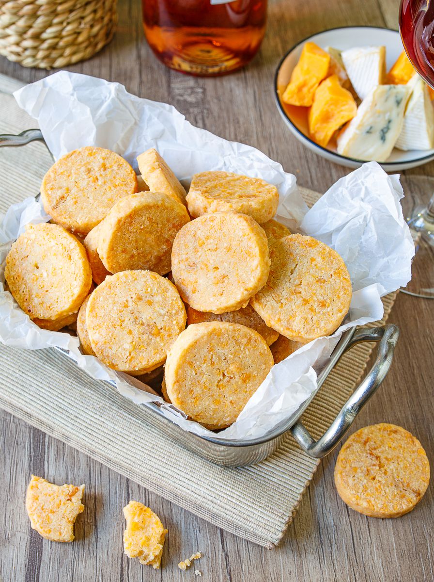 Savory Cheese Cocktail Cookies