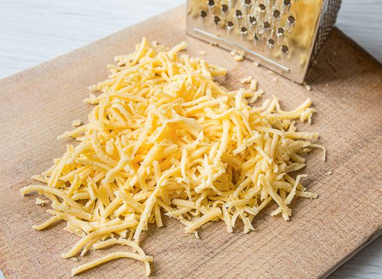 Grate the cheese