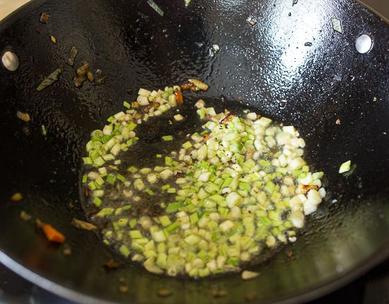Cook the onion