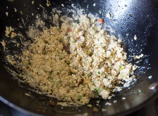 Cook the eggs