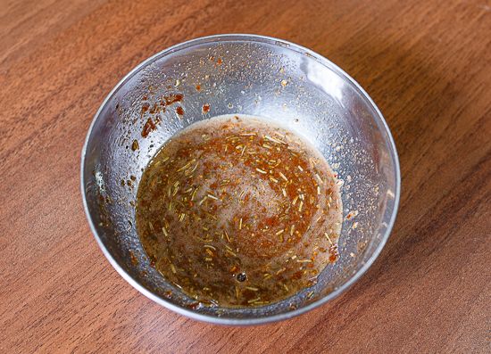 Egg white with spices