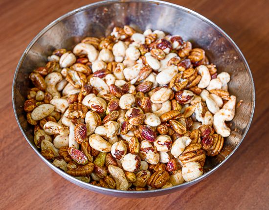 Mix the nuts