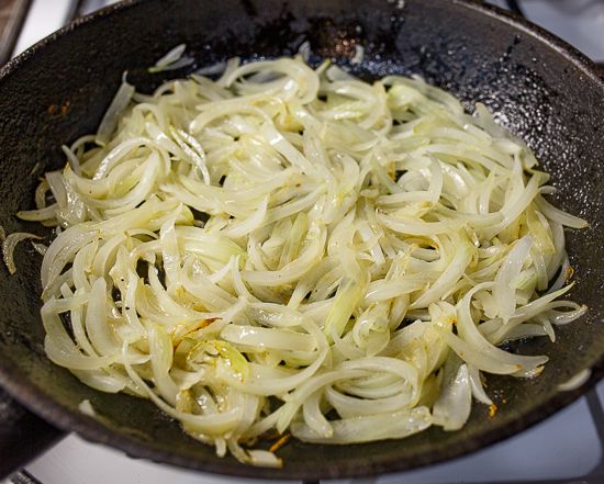 Sauté the onion