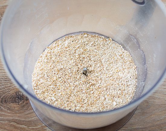 Grind the rolled oats