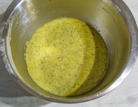 Pistachio batter