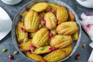 Pistachio Madeleines