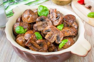 Balsamic & Herb Roasted Mushrooms
