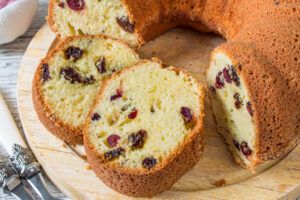 Orange Raisin Olive Oil Cake