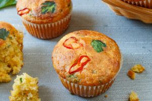 Savory Jalapeño Corn Muffins