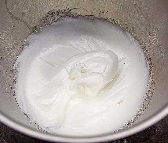 Whip the egg whites