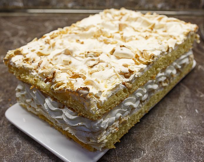 Place the second half of the cake on top