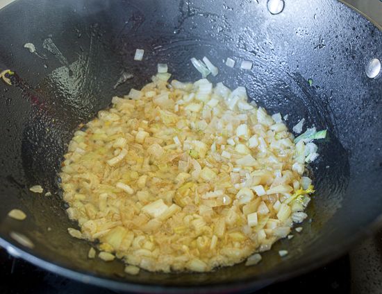 Sauté the onion