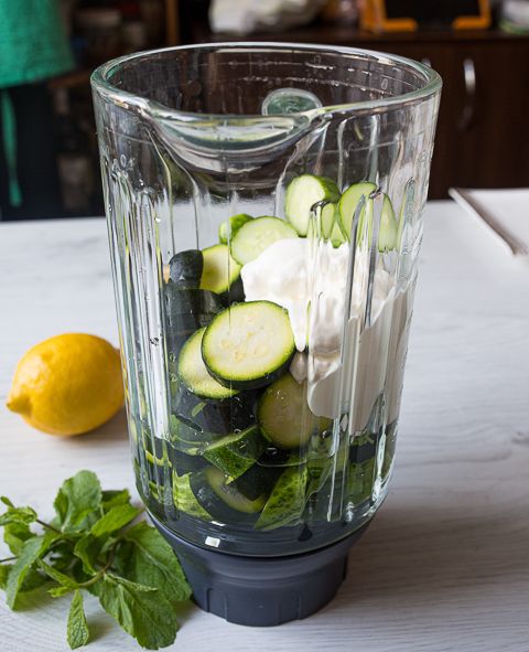 Place the ingredients into a blender