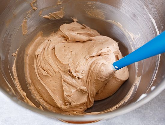 Fold the whipped cream into the cream cheese mixture