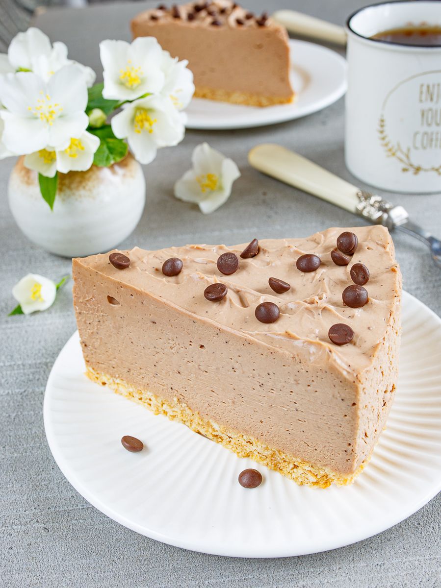 No-Bake Mocha Cheesecake