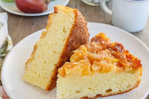 Apple and Pear Upside Down Cake
