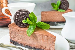 Coffee and Chocolate Mocha Cheesecake