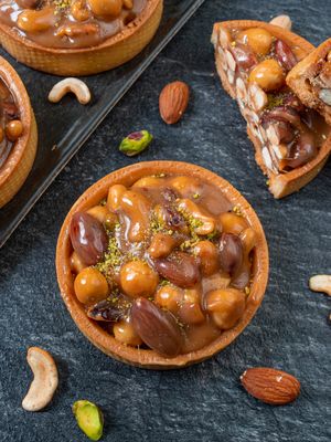 Caramel Nut Tartlets