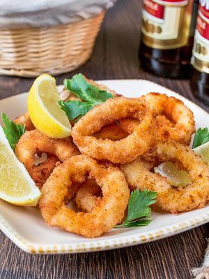 Crispy Breaded Squid Rings