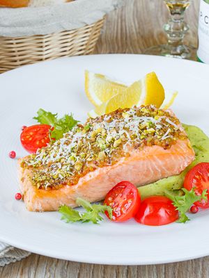 Pistachio Crusted Salmon