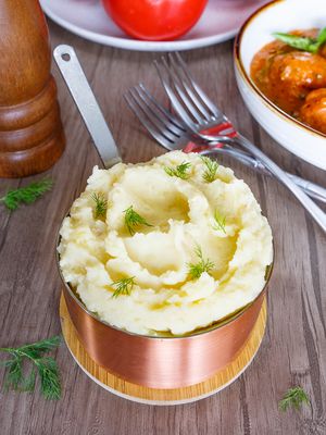 Mashed Potatoes with Roasted Garlic
