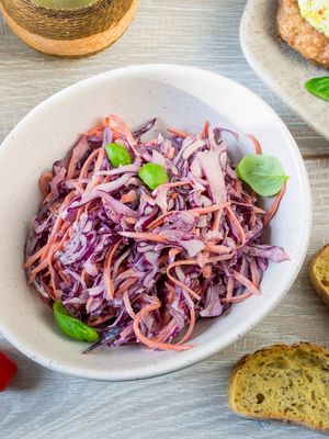 Red Сabbage and Сarrot Сoleslaw
